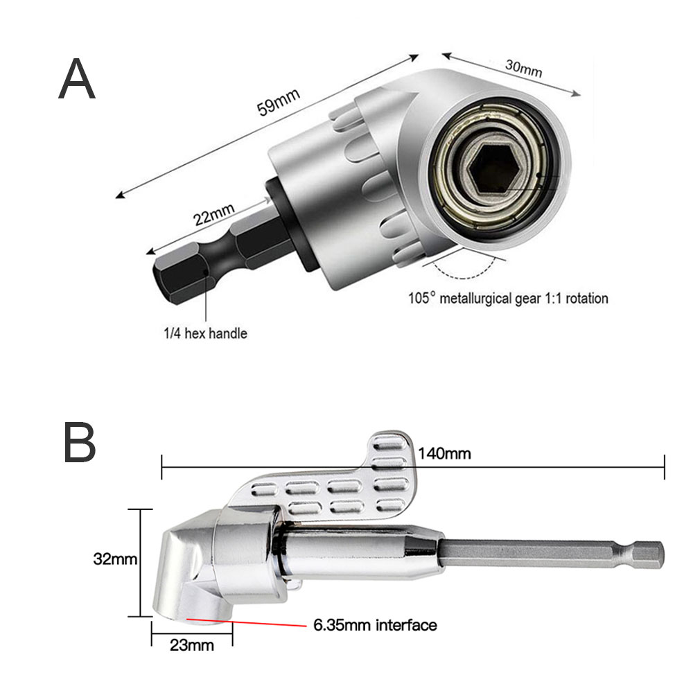 1PC-10590deg-Turning-Head-Angler-Bracket-Adjustable-Screwdriver-Hand-Tool-Rotating-Nozzle-14-Magneti-1910803-21