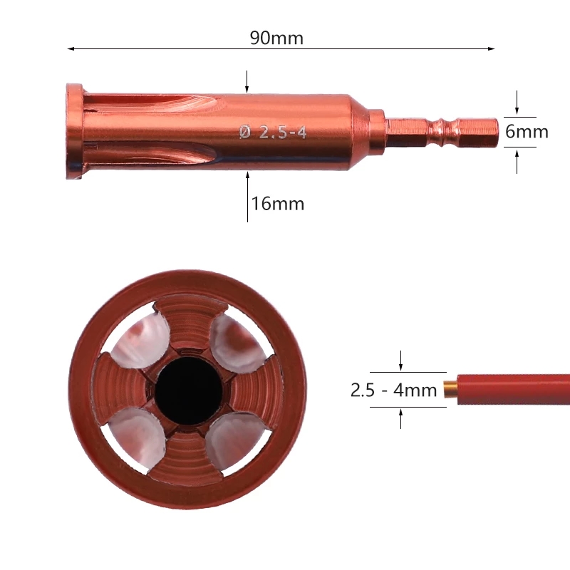 254mm-Square-Electrical-Cable-Stripper-2-5-Holes-14-Hex-Shank-Quick-Wire-Stripper-Tool-for-Electrici-1887876-3