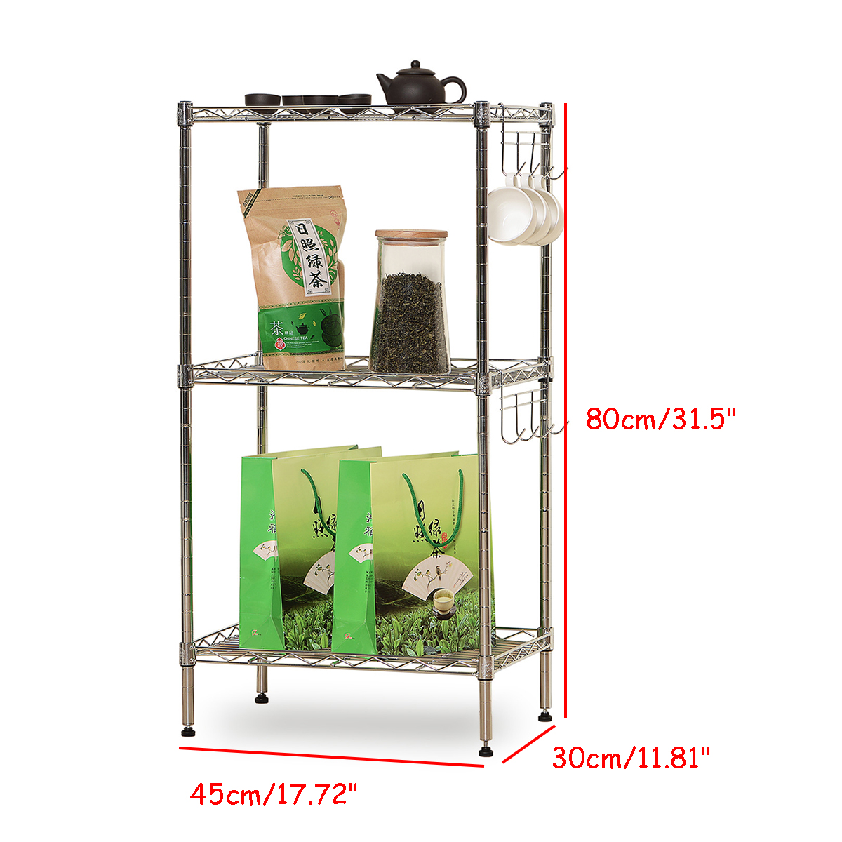 3-Tiers-Carbon-Steel-Kitchen-Rack-Microwave-Oven-Storage-Shelf-Rack-Holder-Organizer-1628685-2