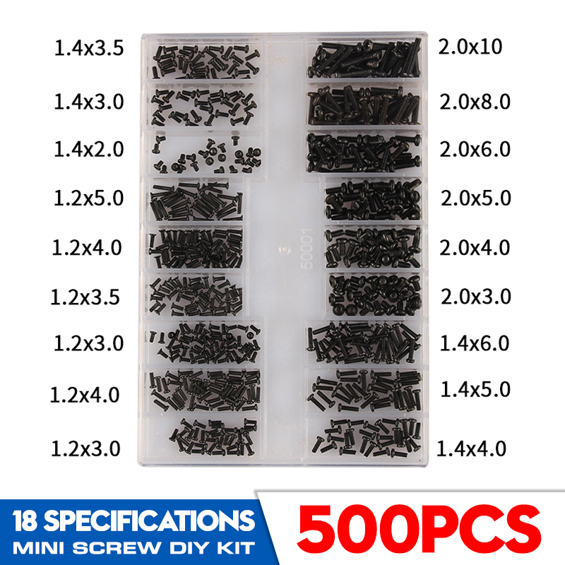 500Pcs-Durable-Mini-Screw-DIY-Kit-18-Types-Assemble-Laptop-Repair-Screw-Fastener-1697439-1