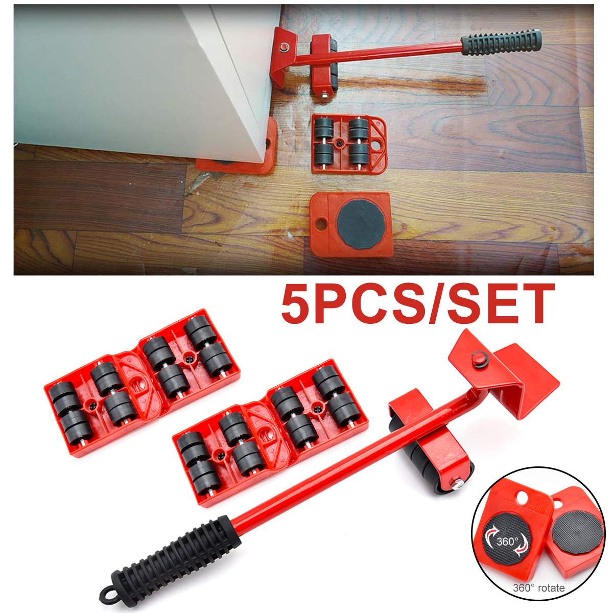 5PCS-Furniture-Lifter-Easy-Moving-Sliders-Mover-Tool-Set-Roller-Move-Tools-1849086-1