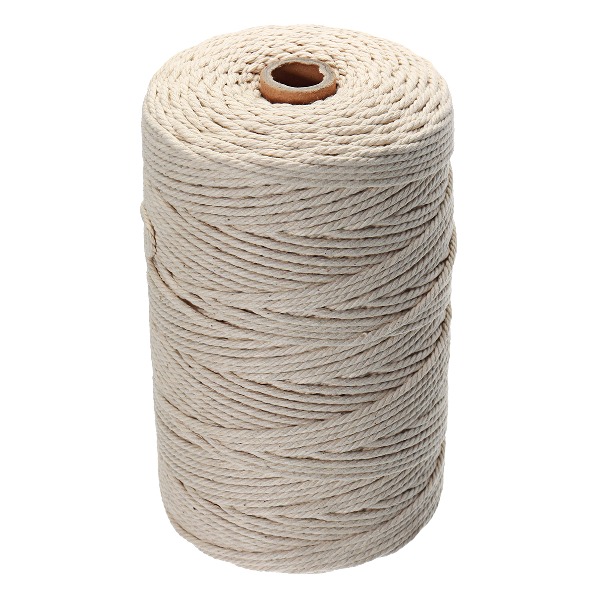 5Pcs-200Mx3mm-Natural-Beige-Cotton-Twisted-Cord-Rope-Braided-Wire-DIY-Craft-Macrame-String-1396554-3