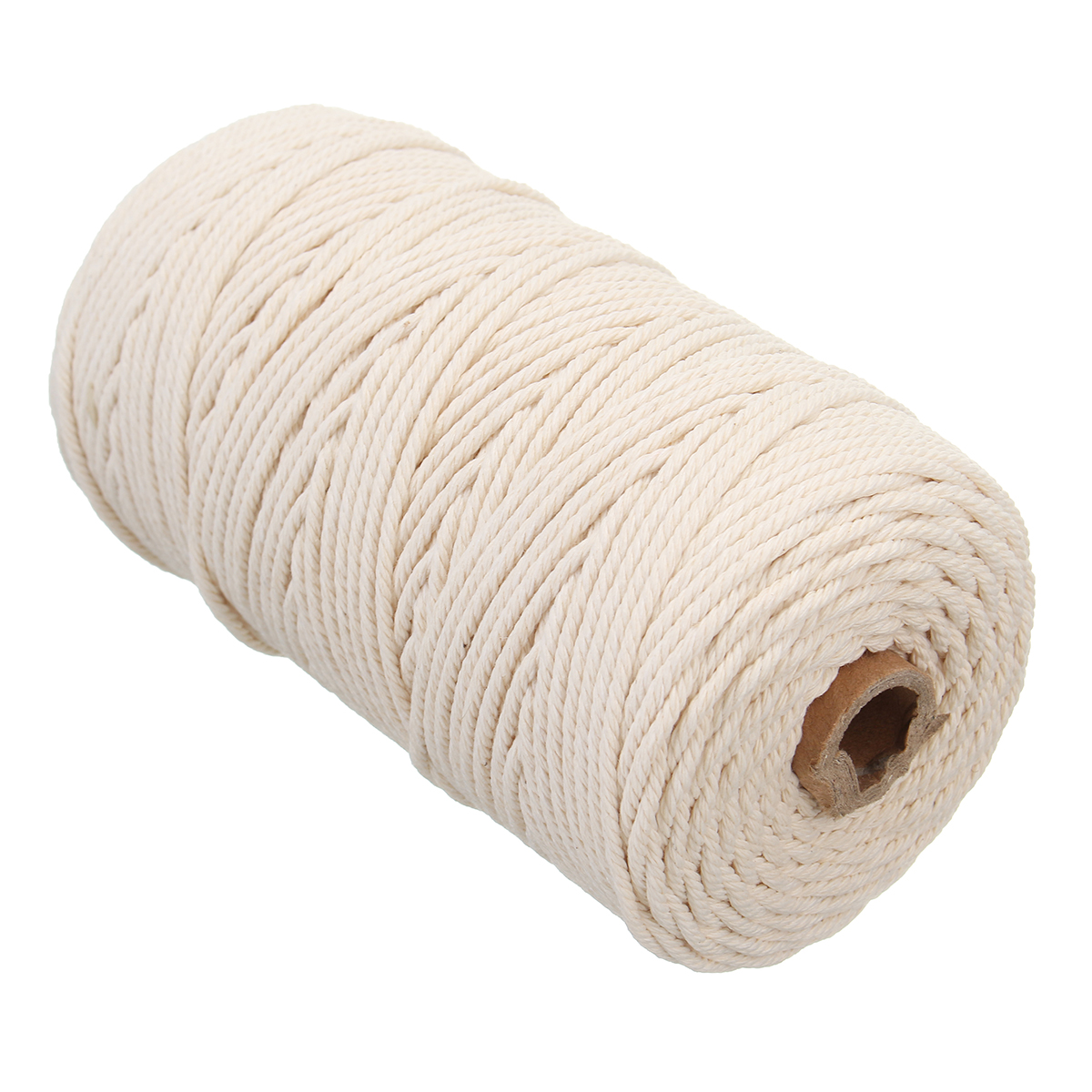 5Pcs-200Mx3mm-Natural-Beige-Cotton-Twisted-Cord-Rope-Braided-Wire-DIY-Craft-Macrame-String-1396554-4