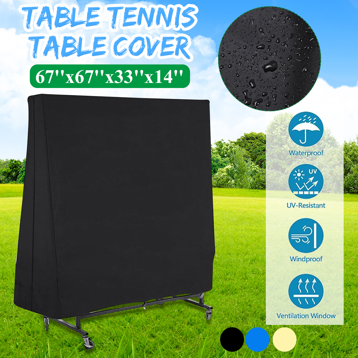 67x67x33x14-Waterproof-Dustproof-Table-Tennis-Table-Cover-1734954-1