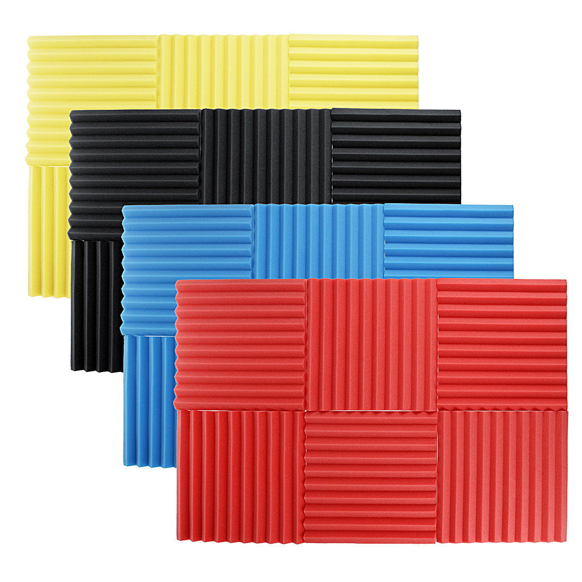 6Pcs-30x30x25cm-Soundproofing-Foam-Acoustic-Wall-Panels-Studio-Soundproof-Foam-1769303-5
