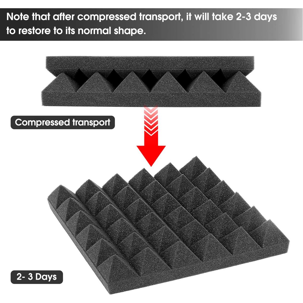 6Pcs-Acoustic-Foam-Studio-Soundproofing-Foam-Wedges-Wall-Tiles-12-x-12-x-2inch-1749893-3