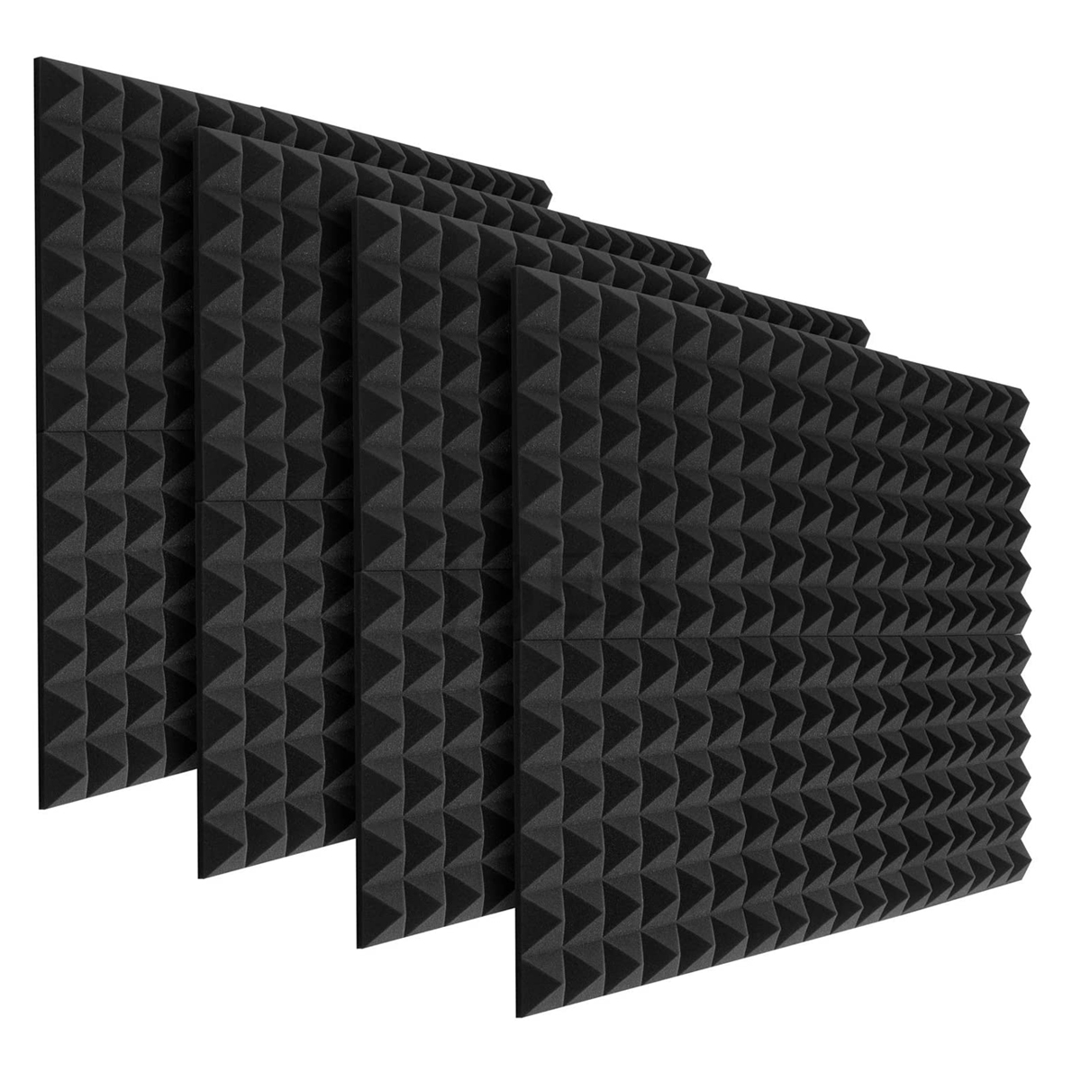 6Pcs-Acoustic-Foam-Studio-Soundproofing-Foam-Wedges-Wall-Tiles-12-x-12-x-2inch-1749893-9