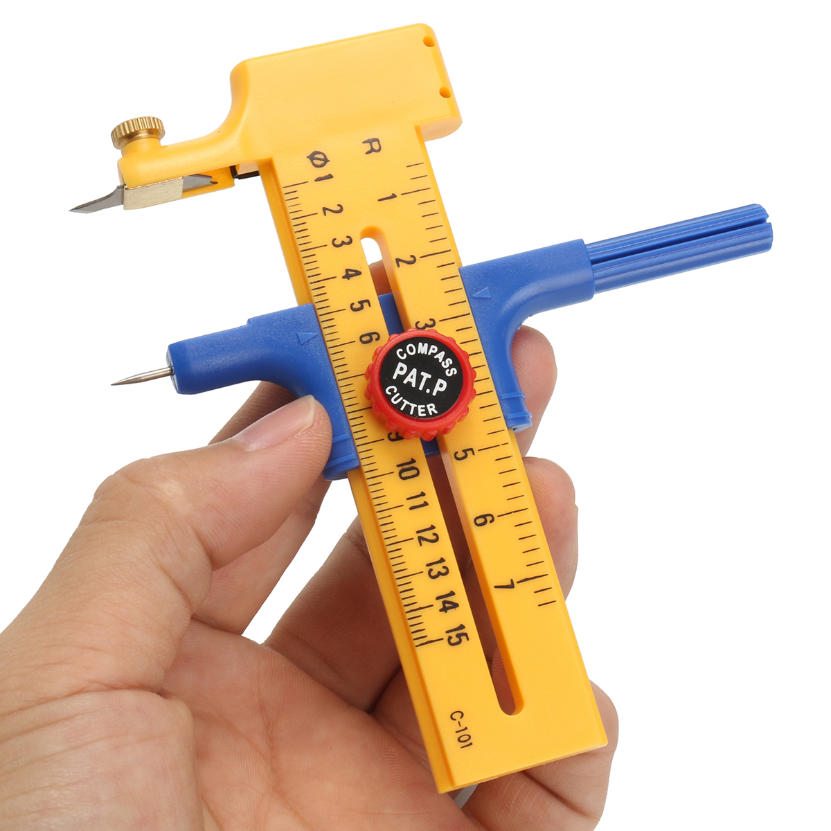 Adjustable-Compass-Circle-Cutter-Dia-10mm-150mm-Rubber-Paper-Cut-Leather-Tool-1230928-4