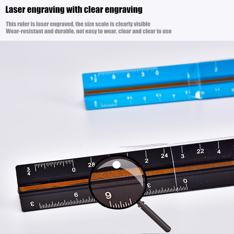 Aluminum-Alloy-Three-Edged-Ruler-Laser-Engraving-Drawing-Ruler-Architectural-Design-Decoration-Inch--1818306-8