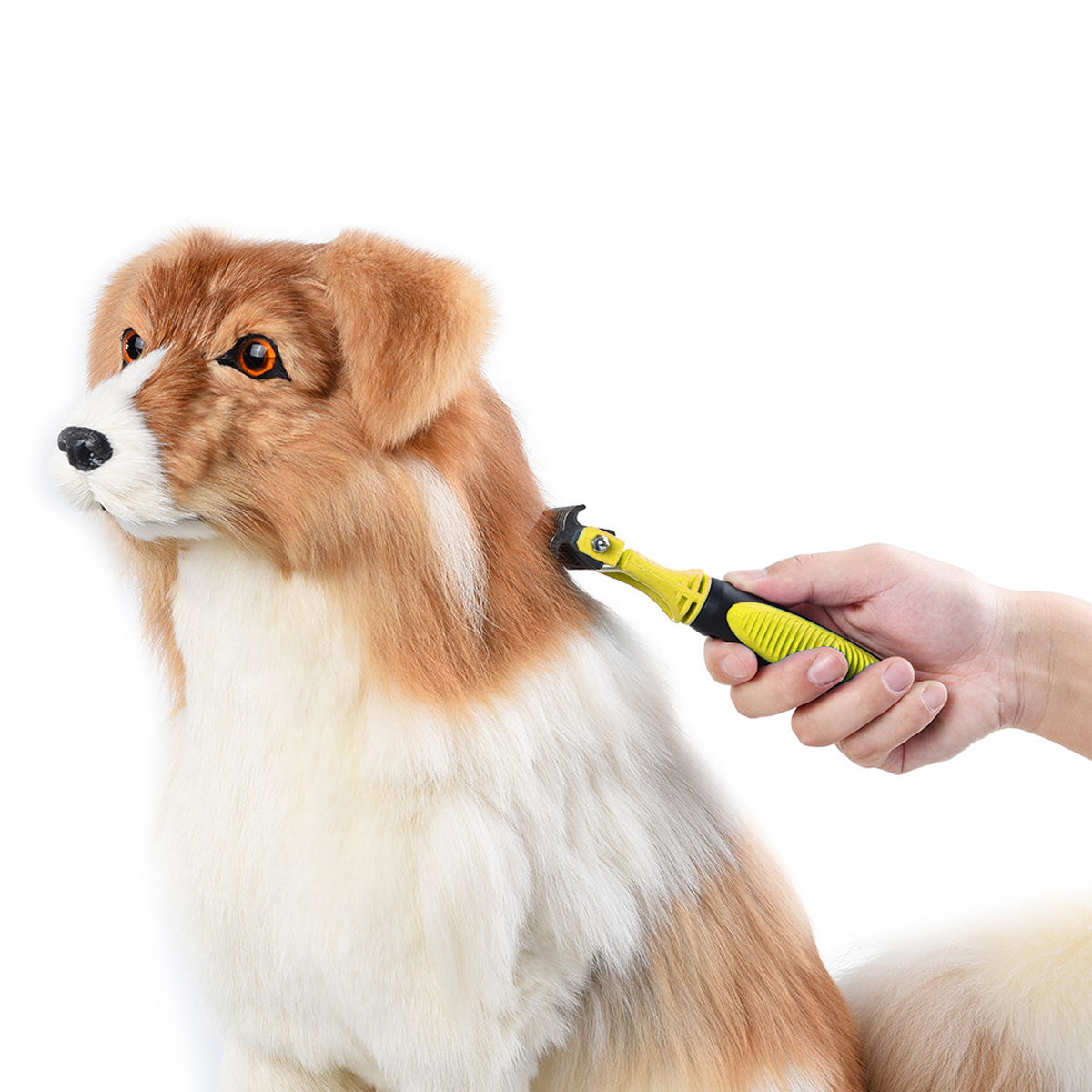Double-Sides-Pet-Dog-Fur-Brush-Comb-Dog-Cat-Grooming-Deshedding-Trimmer-Tool-Pet-Rake-1223-Blades-1307864-1