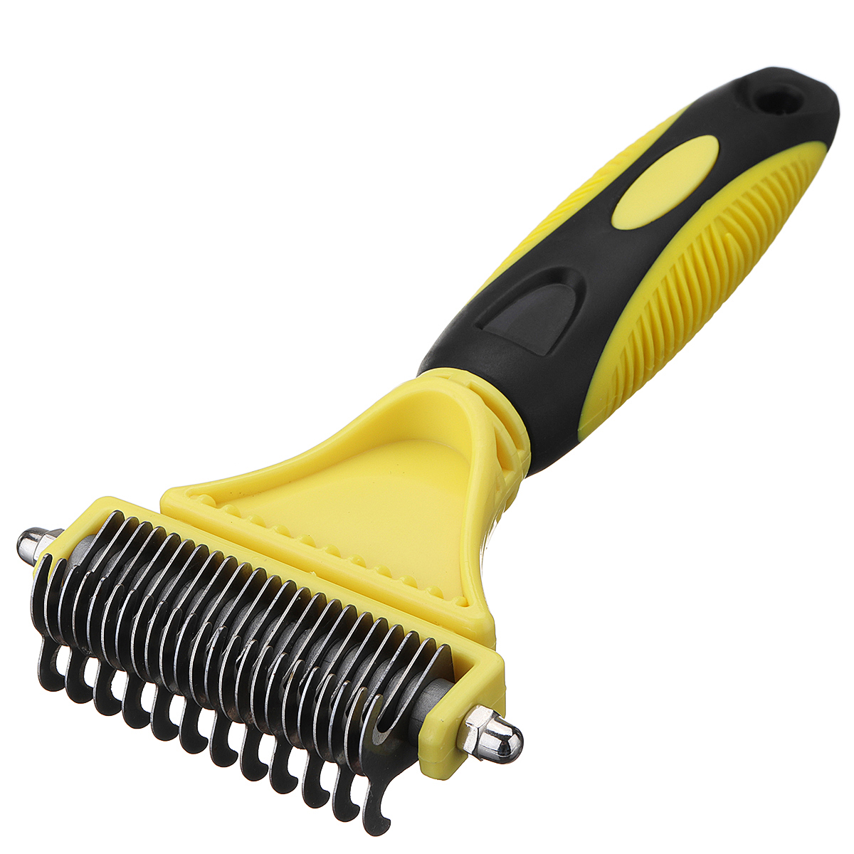 Double-Sides-Pet-Dog-Fur-Brush-Comb-Dog-Cat-Grooming-Deshedding-Trimmer-Tool-Pet-Rake-1223-Blades-1307864-3