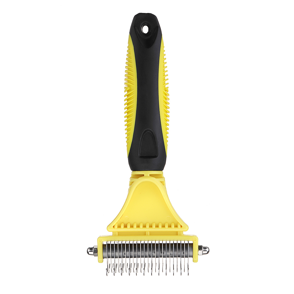 Double-Sides-Pet-Dog-Fur-Brush-Comb-Dog-Cat-Grooming-Deshedding-Trimmer-Tool-Pet-Rake-1223-Blades-1307864-6