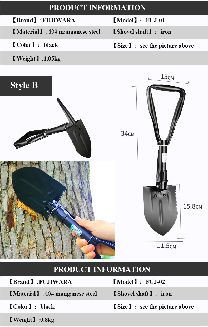 FUJIWARA-Multifunctional-Gardening-Shovel-Hoe-Foldable-Hiking-Device-Mini-Military-Survival-Tools-1747990-3