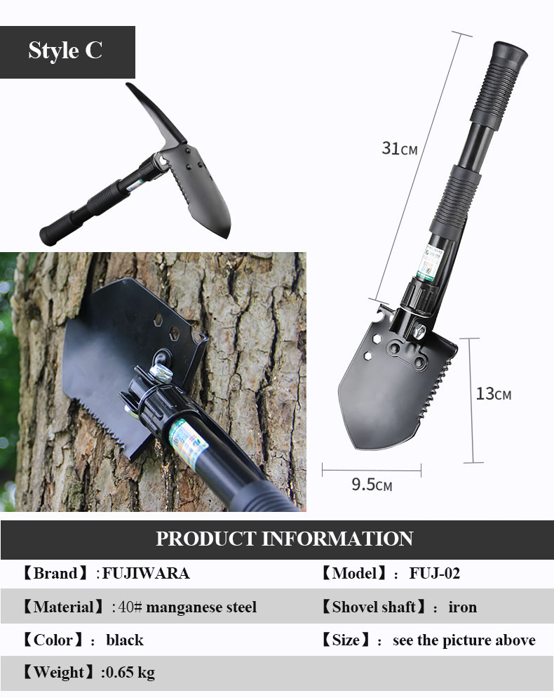 FUJIWARA-Multifunctional-Gardening-Shovel-Hoe-Foldable-Hiking-Device-Mini-Military-Survival-Tools-1747990-4