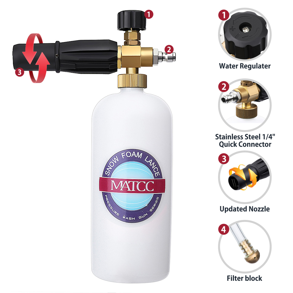 MATCC-Upgraded-Foam-Nozzle-Pressure-Washer-Jet-Wash-Snow-Foam-Lance-with-14-Quick-Connector-Foam-5-P-1878050-5