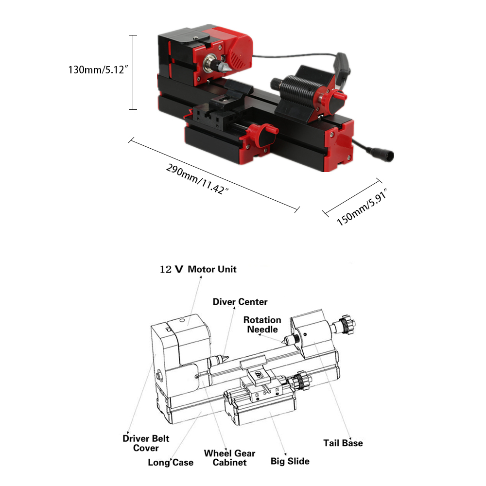 Mini-6-in-1-Lathe-Machine-for-DIY-Assembly-of-Sawing-Machine-Grinder-Driller-Wood-Lathe-Metal-Lathe--1911192-1