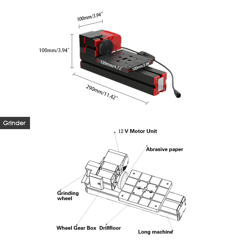 Mini-6-in-1-Lathe-Machine-for-DIY-Assembly-of-Sawing-Machine-Grinder-Driller-Wood-Lathe-Metal-Lathe--1911192-11