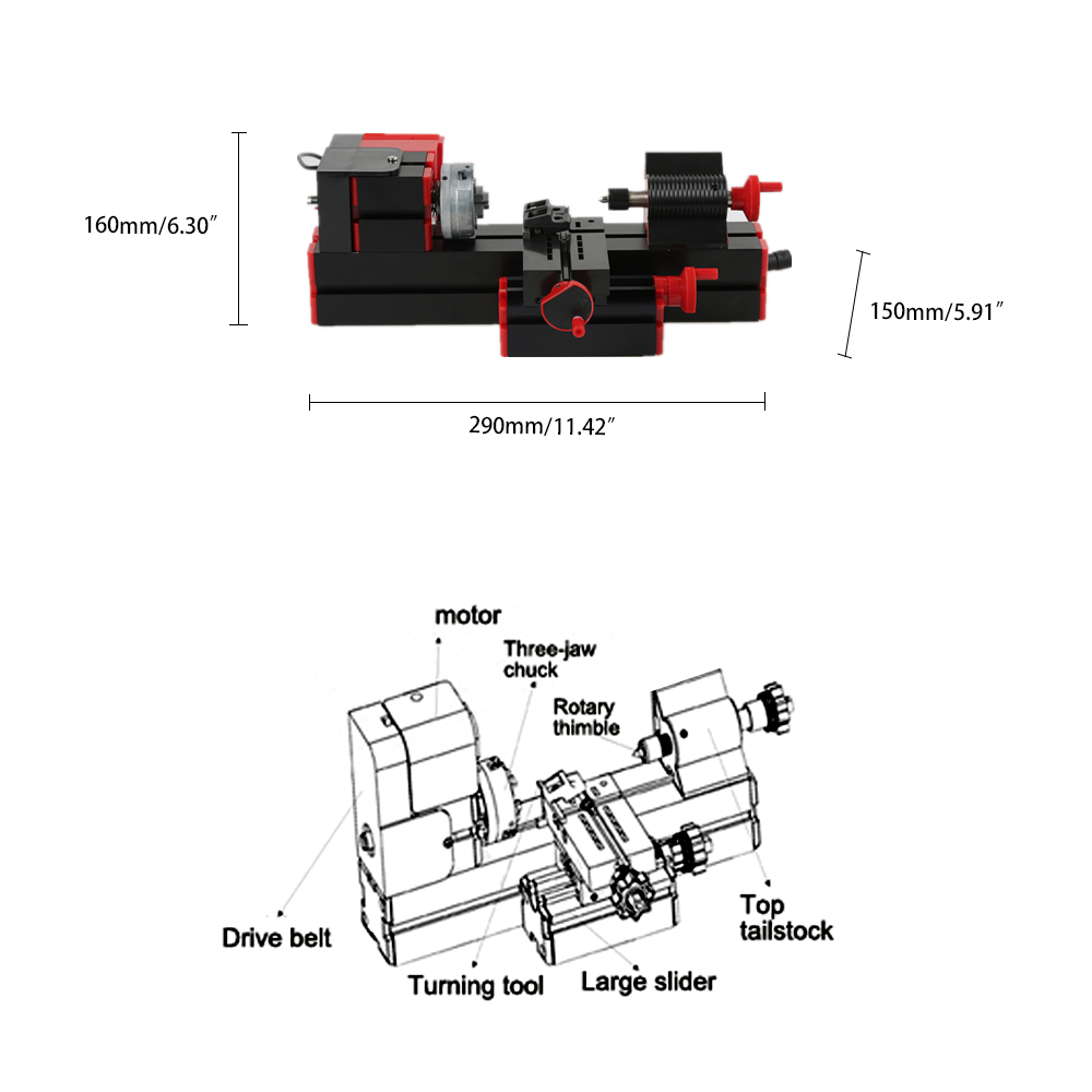 Mini-6-in-1-Lathe-Machine-for-DIY-Assembly-of-Sawing-Machine-Grinder-Driller-Wood-Lathe-Metal-Lathe--1911192-6