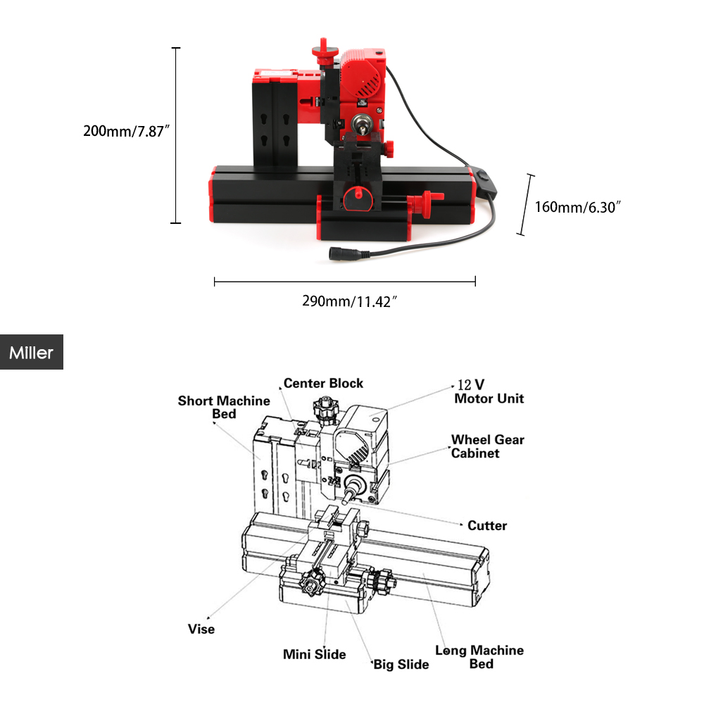 Mini-6-in-1-Lathe-Machine-for-DIY-Assembly-of-Sawing-Machine-Grinder-Driller-Wood-Lathe-Metal-Lathe--1911192-10