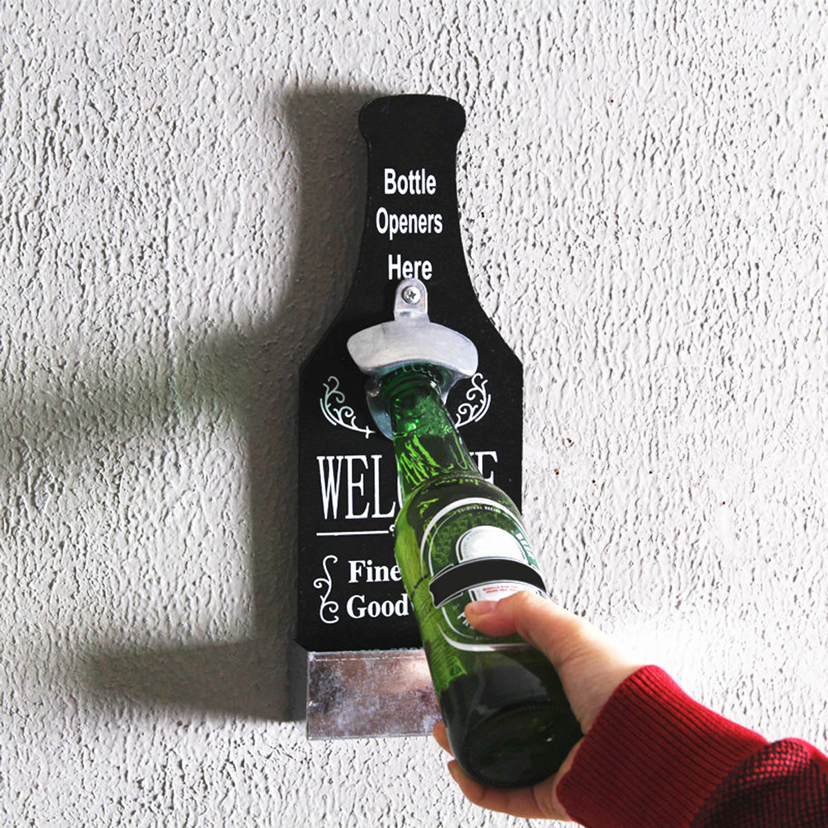 Retro-Wall-Mounted-Wooden-Beers-Cola-Water-Bottle-Opener-with-Cap-Catcher-Tools-1731114-4