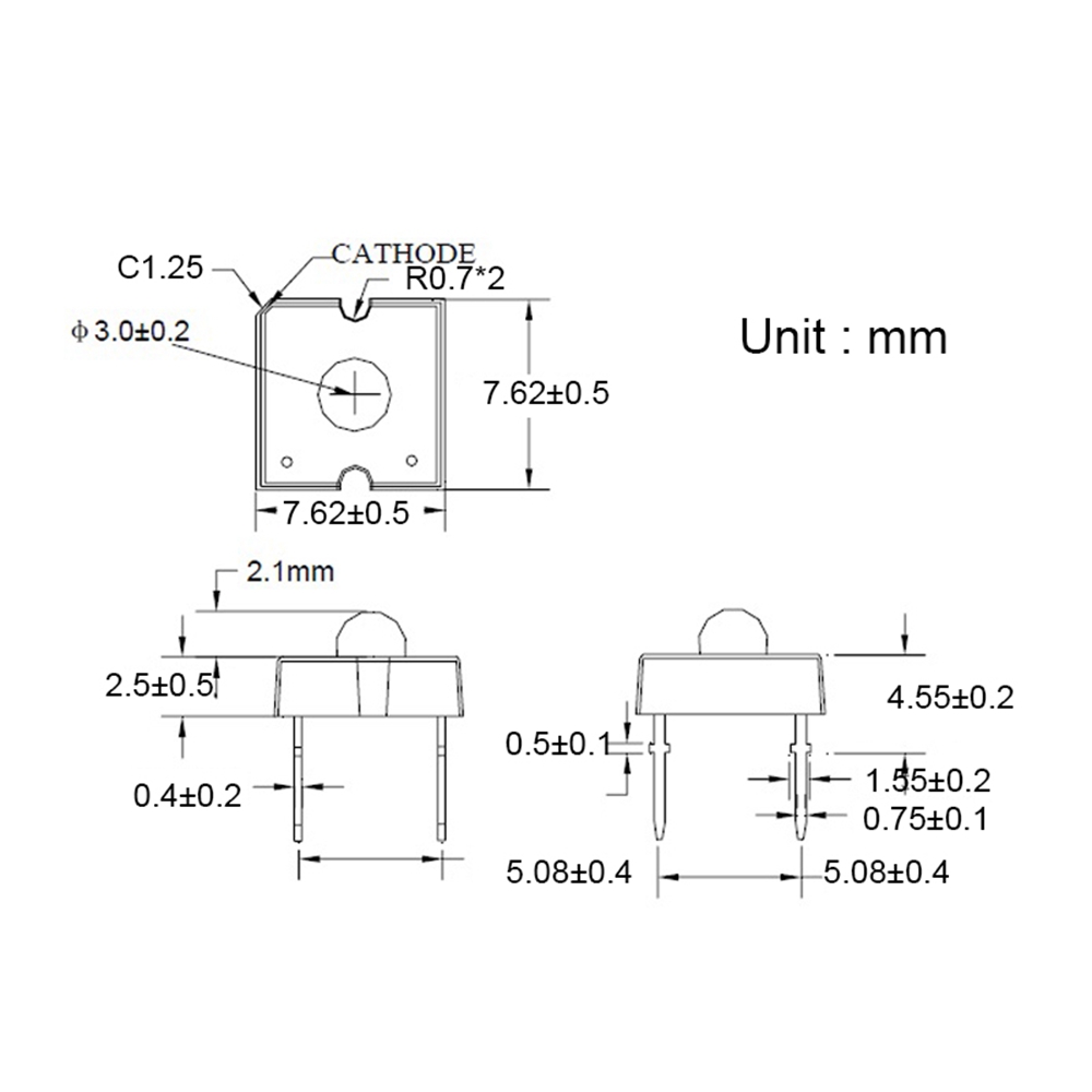 100PCS-3MM-4PIN-Yellow-Transparent-2V-Round-Top-Light-Emitting-LED-Diode-DIY-Lamp-1543888-3