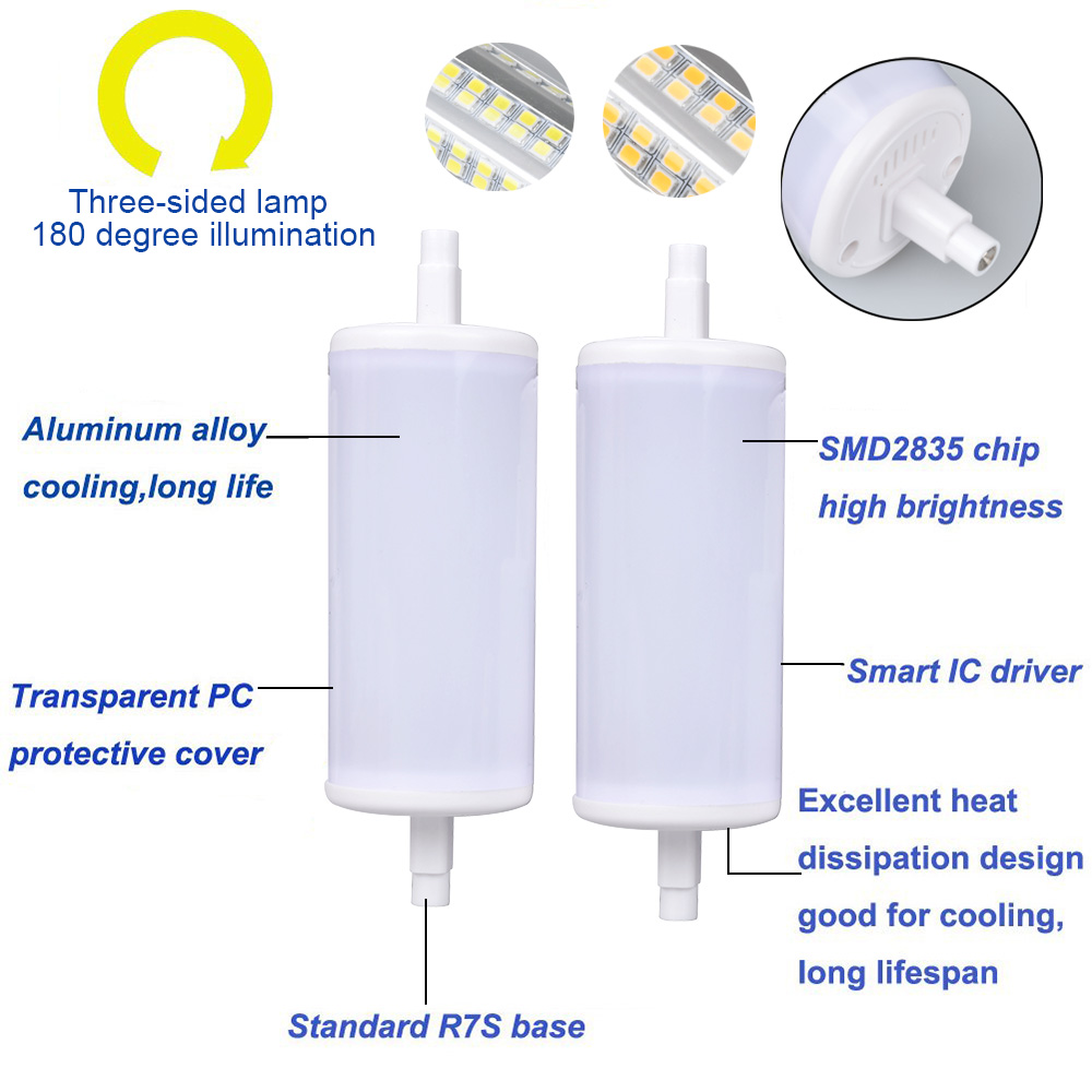 118MM-10W-Non-dimmable-Milky-Cover-Warm-White-Pure-White-SMD2835-78LED-Corn-Floodlight-Bulb-AC85-265-1482009-8