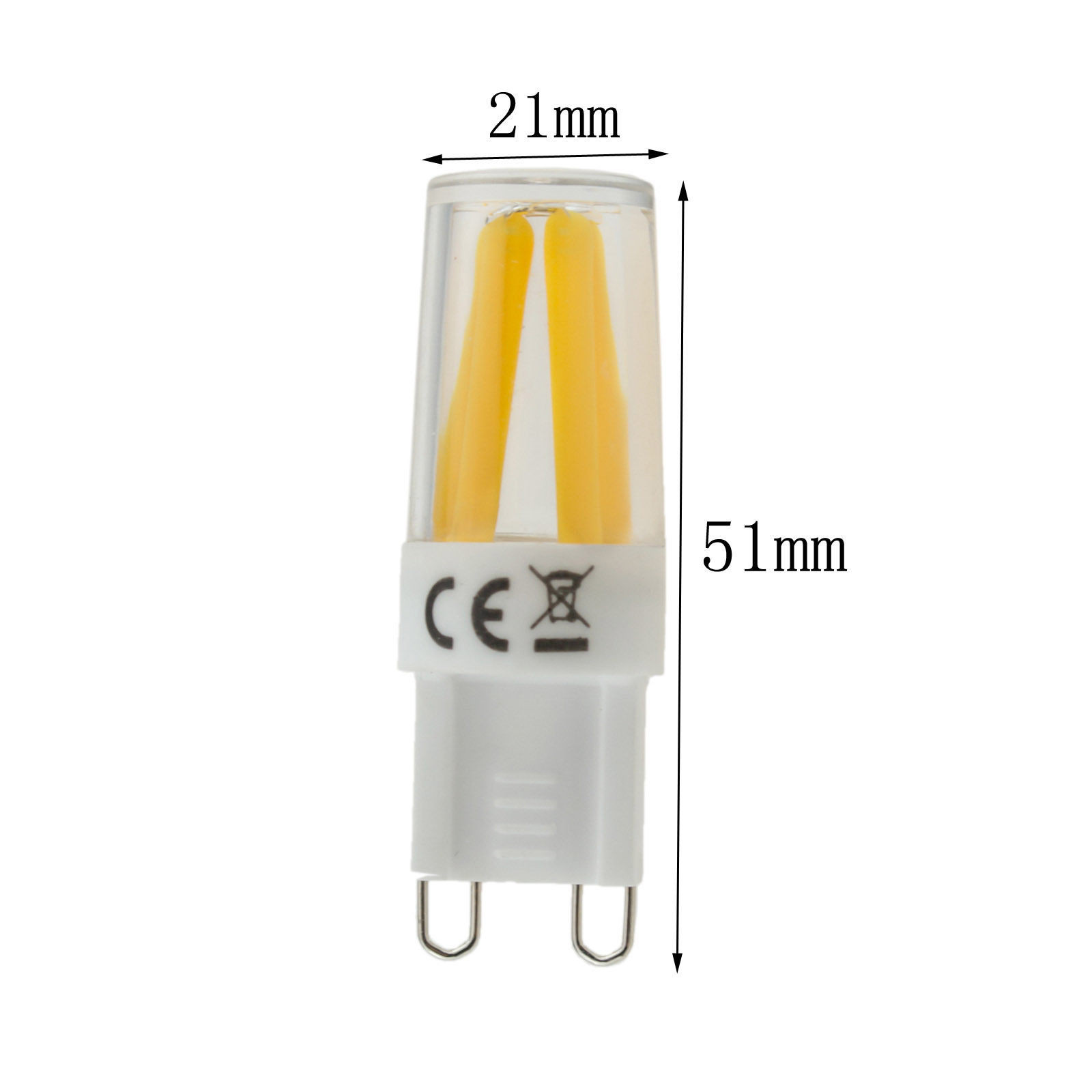 2W-G9-Dimmable-LED-Pure-White-Warm-White-Corn-Bulb-Silicone-Crystal-COB-Lamp-Light-AC-220V-1292383-7