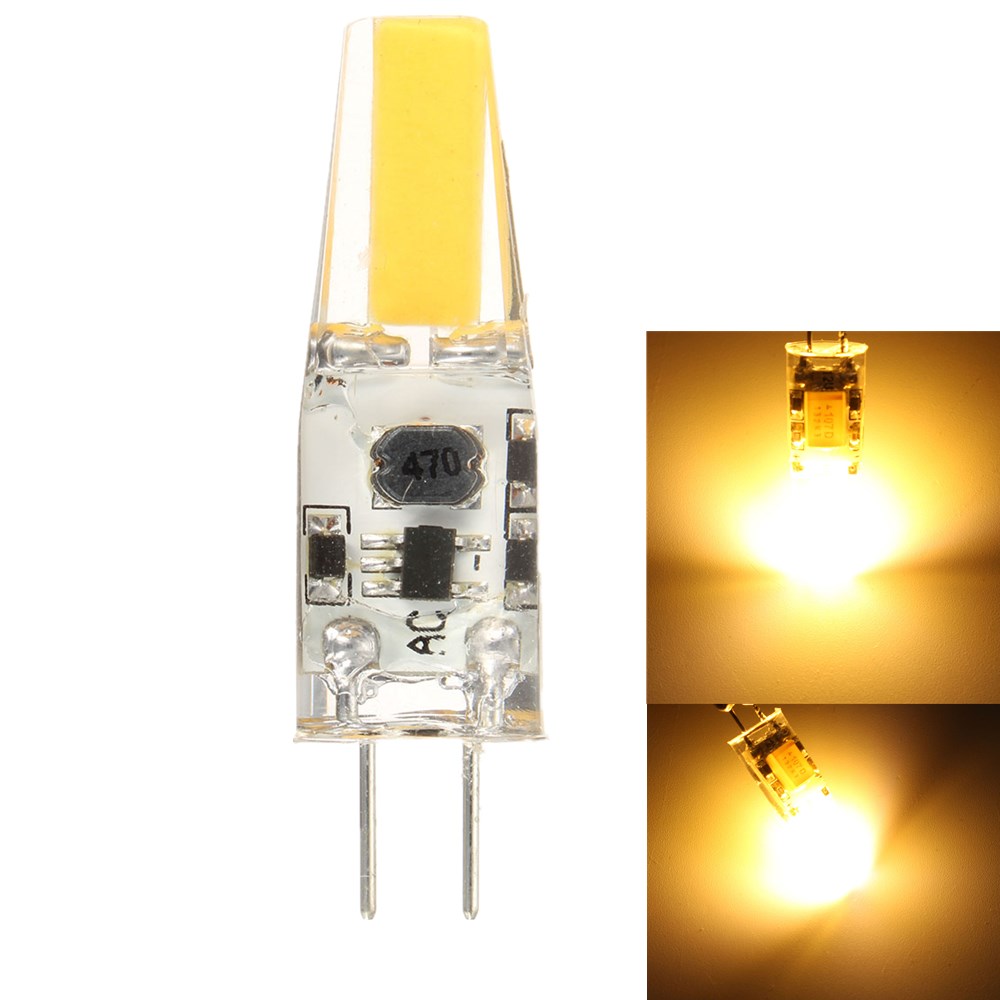 30X-DCAC12V-Dimmable-G4-2W-Warm-White-COB-LED-Bulb-Chandelier-Light-Replace-Halogen-Lamps-1454589-1