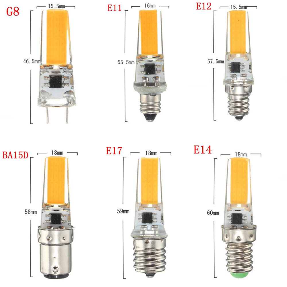 Dimmable-E11-E12-E14-E17-G8-BA15D-25W-LED-COB-Silicone-Light-Lamp-Bulb-220V-1140787-8