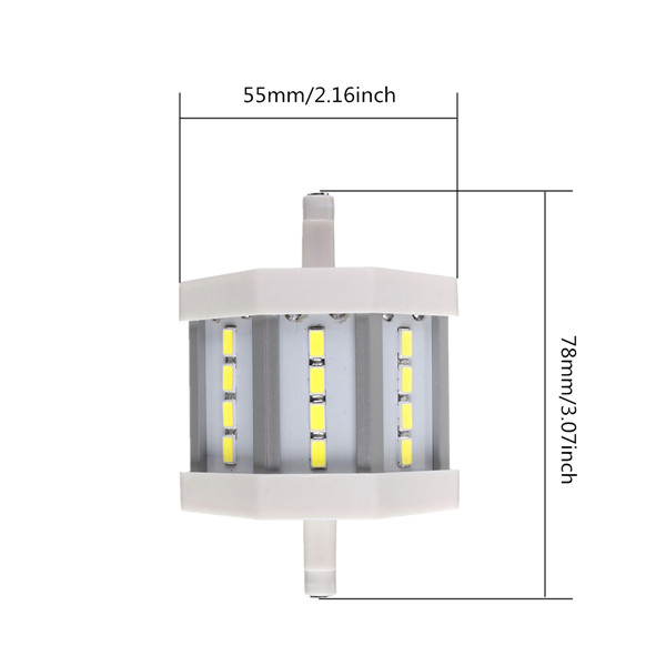 Dimmable-R7S-5W-78mm-12-LEDs-AC-220V-WhiteWarm-White-LED-Light-Bulb-964961-6