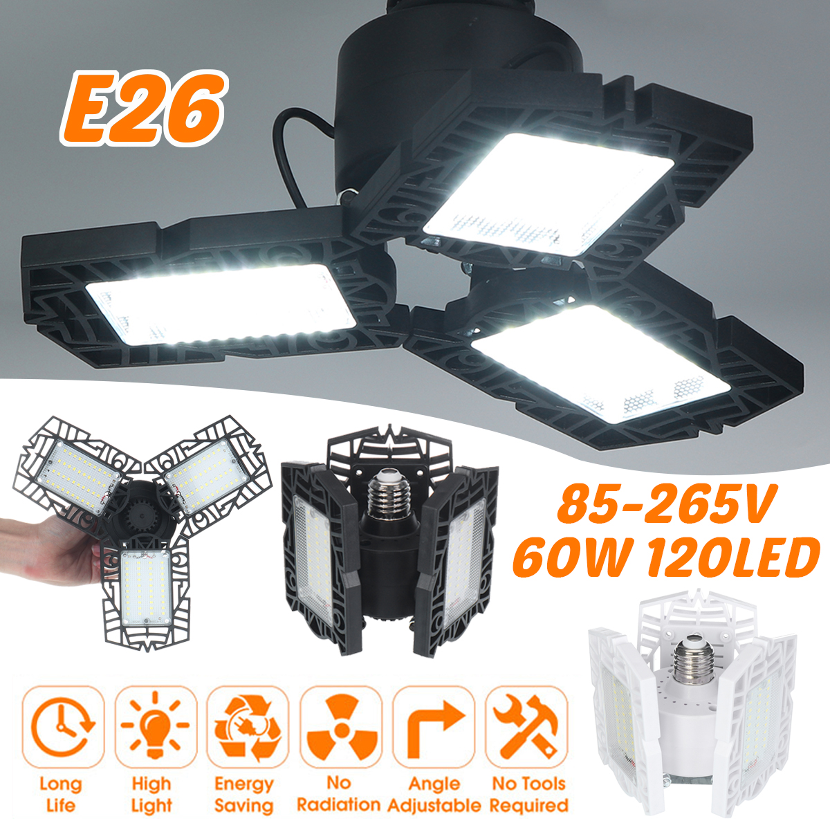 E26-60W-120LED-Garage-Light-Bulb-Foldable-Fan-Industrial-Workshop-Ceiling-Lamp-85-265V-1719860-1