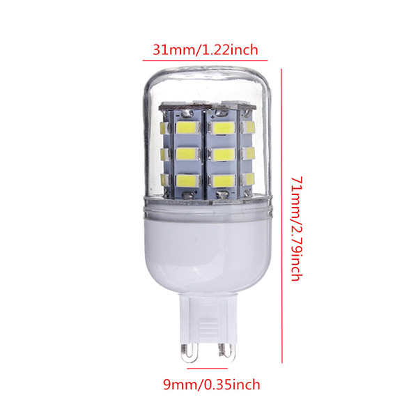 G9-35W-420LM-AC-220V-30-SMD-5730-LED-Corn-Light-Bulbs-Clear-Cover-953733-4