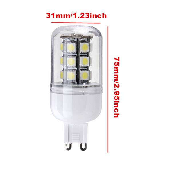 G9-3W-WhiteWarm-White-350LM-27-SMD-5050-LED-Corn-Light-Bulb-12V-944427-5