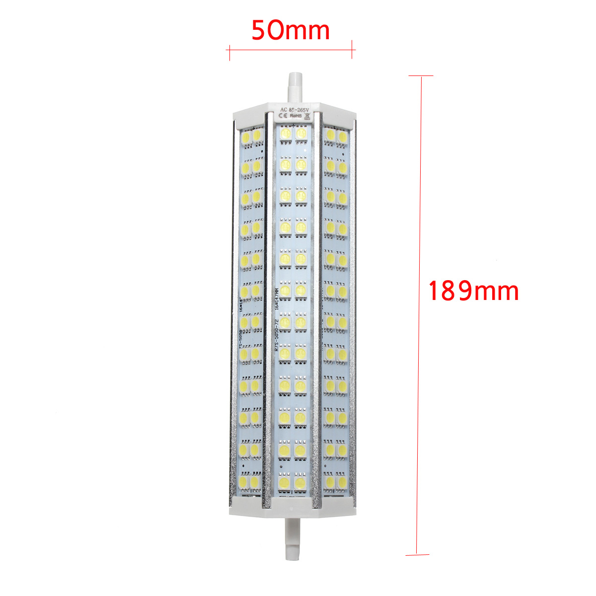 R7S-25W-Non-Dimmable-189mm-72-SMD-5050-LED-Corn-Bulb-Flood-Light-Halogen-Lamp-AC-85-265V-1031835-10