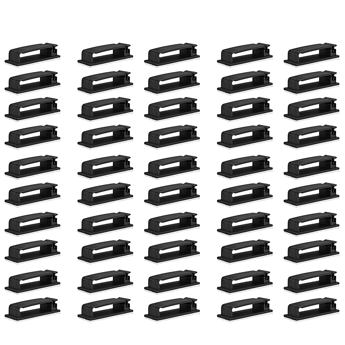 50Pcs-Cable-Clips-Self-Adhesive-Cord-Management-Wire-Holder-Organizer-Clamp-for-Computer-1935352-2