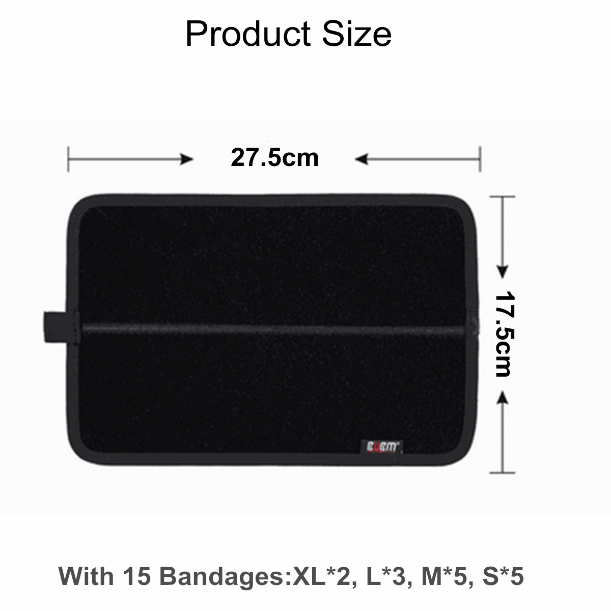 BUBM-Storage-Board-M-Size-Nylon-Two-sided-DIY-Storage-Bag-for-Cable-Charger-1972812-8