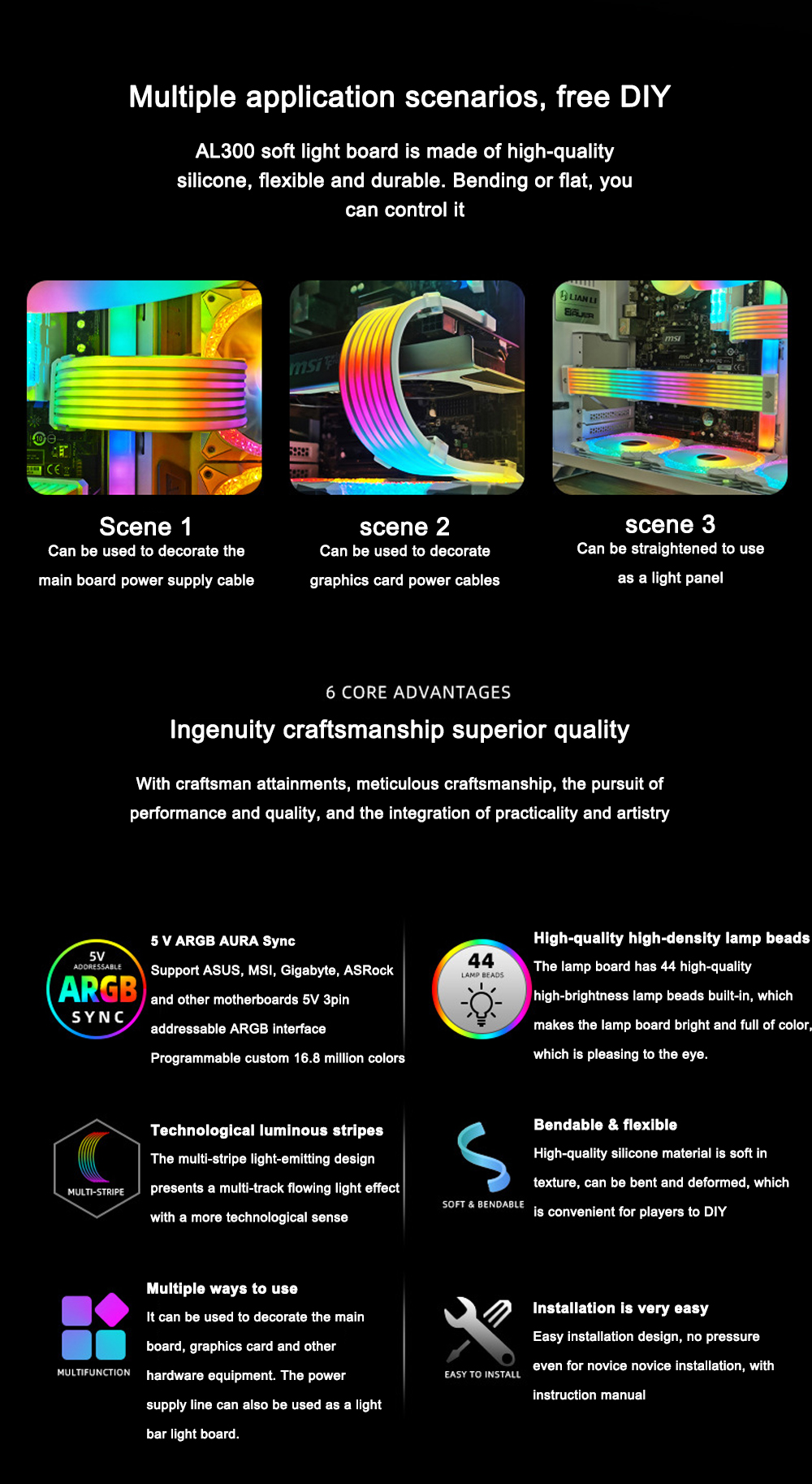 Coolmoon-Computer-Light-emitting-Cable-ARGB-Neon-Line-8PIN24PIN-Chassis-Light-Strip-Panel-For-PC-Cab-1974244-2