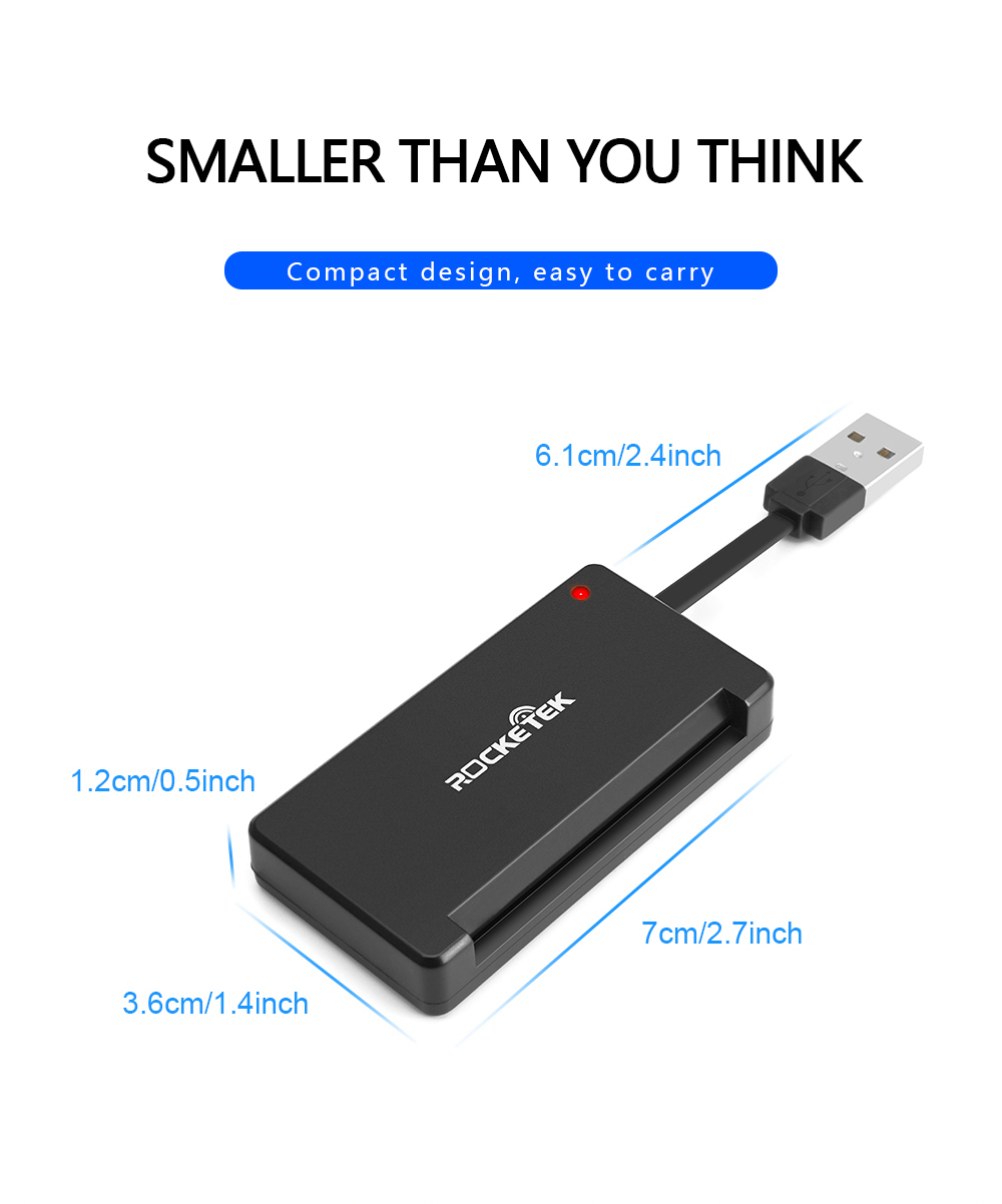 Flat-VersionRocketek-USB-20-Smart-Card-Reader-Memory-for-CAC-ID-Bank-EMV-Electronic-DNIE-Dni-SIM-Clo-1700378-5