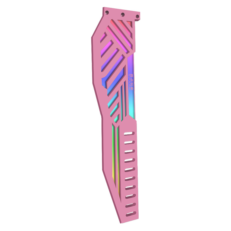 Lindo-Zone-Graphics-Card-Bracket-Pink-5V-3Pin-ARGB-Acrylic-Material-for-PC-1830707-4