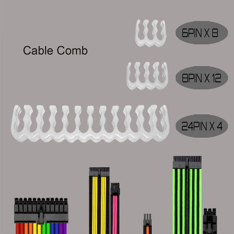 Sleeved-Cable-24-Pieces-Set-Cord-Clamp-4x24-Pin12x8-Pin8x6-Pin-Cable-Comb-for-3mm-Cable-Gesleeved-Up-1925445-1