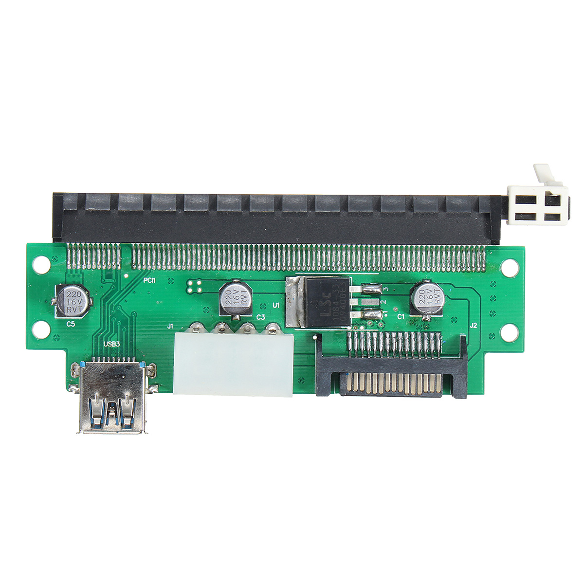PCI-E-Extender-Card-Adapter-PCI-Express-1X-to-16X-Extender-Mining-Rig-60cm-USB-30-6Pin-Power-Mining--1890548-4