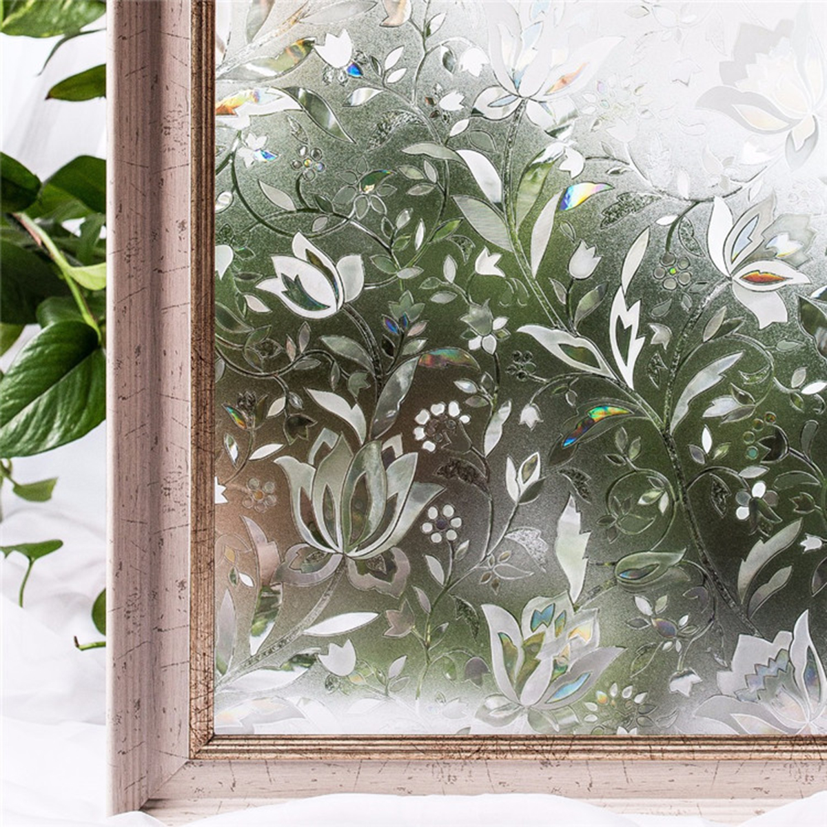 100cm-Anti-UV-Tulip-Window-Film-Frosted-Window-Sticker-Privacy-Office-Home-Decoration-1826612-2