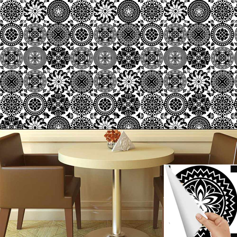 10PCS-Tile-Stickers-Self-Adhesive-Removable-Wall-Sticker-Decal-Decor-Water-Oil-proof-1823164-5