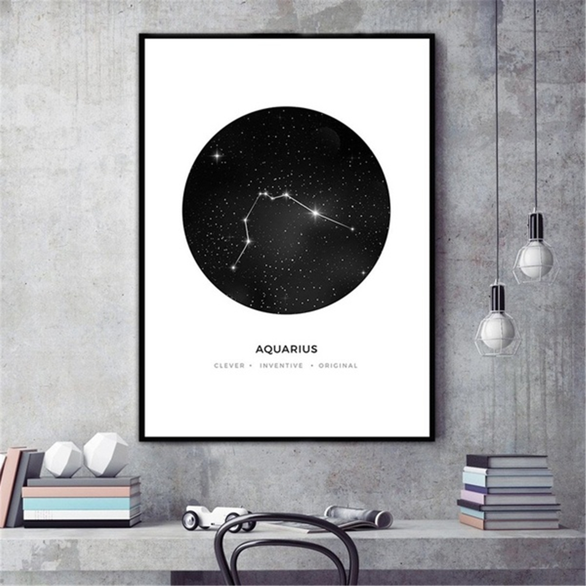 30x40cm-Constellation-Art-Canvas-Posters-Geometric-Astrology-Painting-Wall-Paper-1454524-6