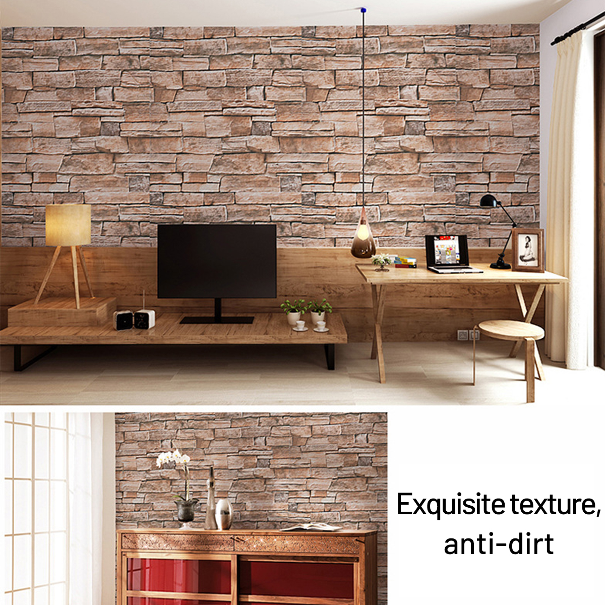 45x100CM-3D-Stone-Brick-Wall-Paper-Sticker-Kitchen-Bathroom-Waterproof-PVC-Home-1822602-5