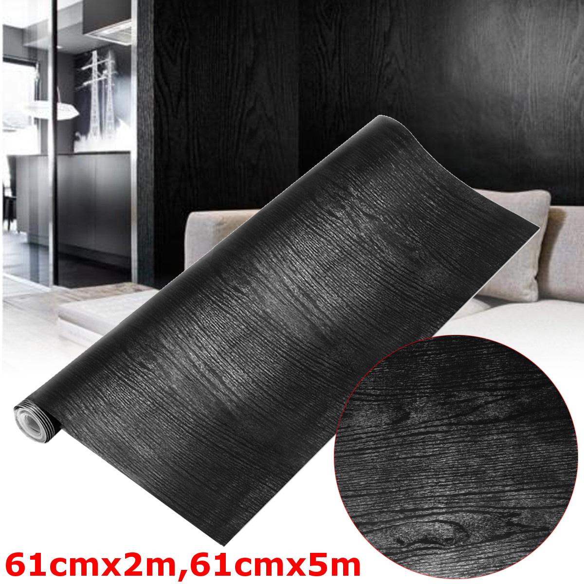 Black-Wood-Looking-Textured-Self-Adhesive-Decor-Contact-Paper-Vinyl-Shelf-Liner-Wall-Paper-1304238-1