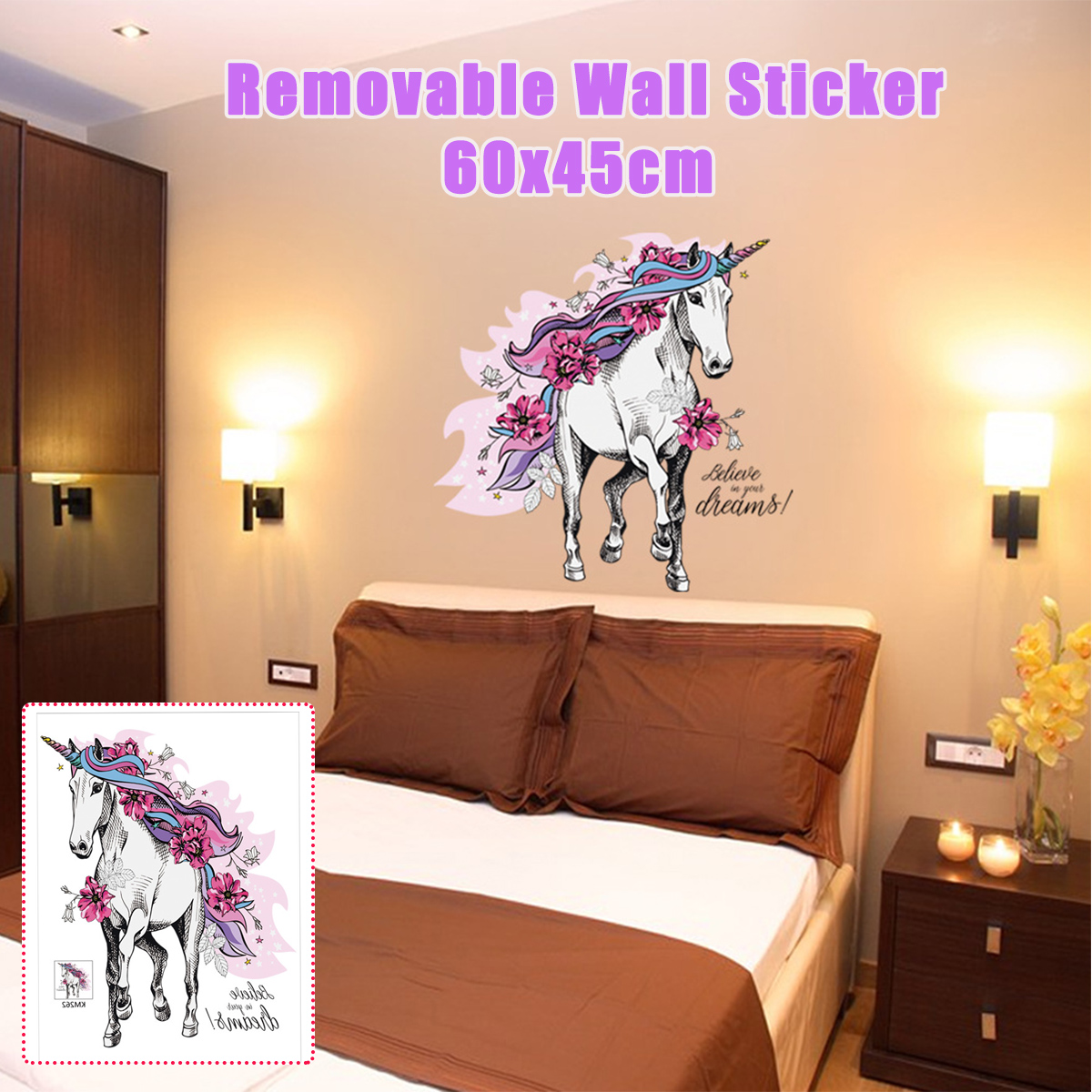 Magical-Running-Horse-Removable-PVC-Wall-Sticker-Background-Kids-Bedroom-Decals-1813107-1