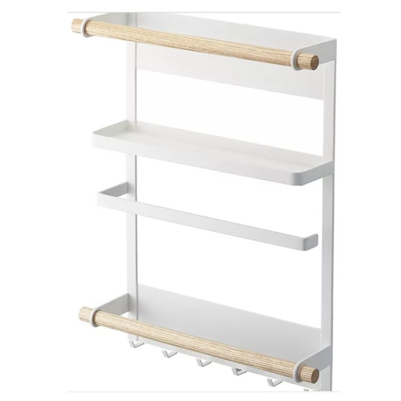 Magnetic-Refrigerator-Fridge-Sidewall-Paper-Towel-Holder-Storage-Rack-Shelf-Kitchen-Organizer-Space--1510930-5