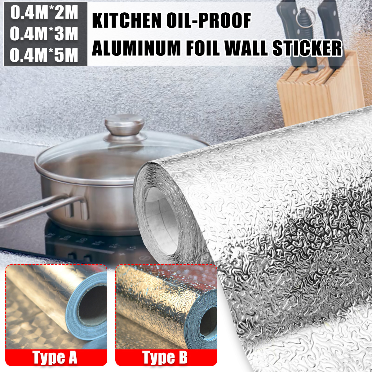 Self-adhesive-Kitchen-Wallpaper-Oil-Proof-Aluminum-Foil-Wall-Sticker--Cabinet-1814005-1