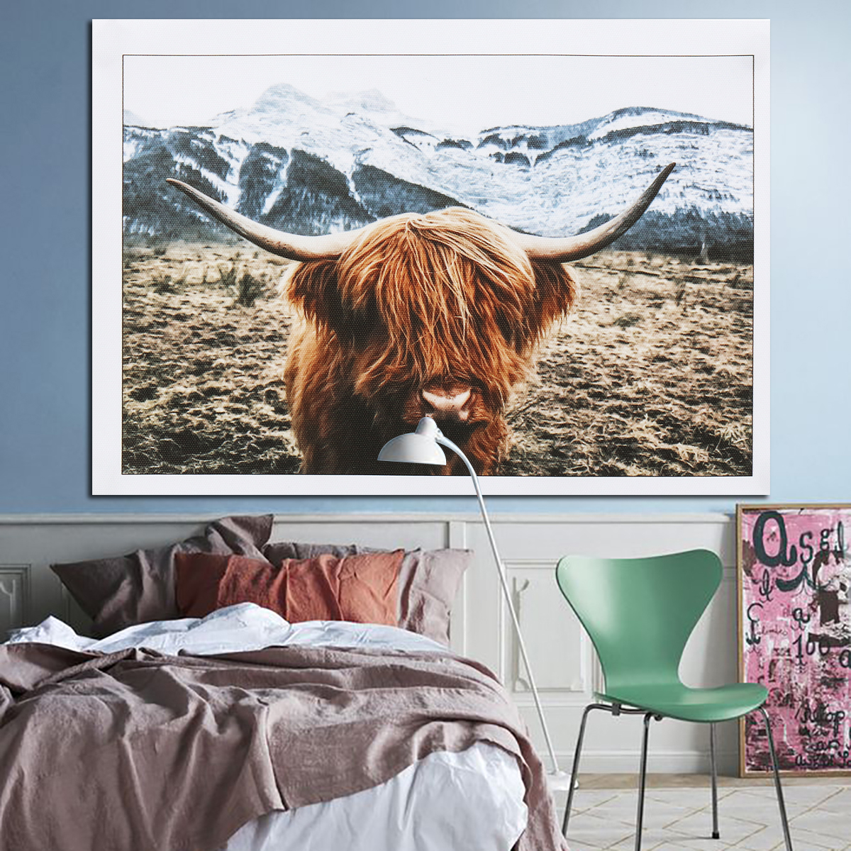 1-Piece-Canvas-Print-Painting-Highland-Cow-Poster-Wall-Decorative-Printing-Art-Pictures-Frameless-Wa-1743443-5